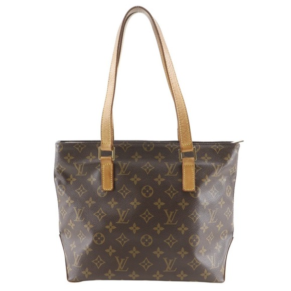 LOUIS VUITTON Authentic Brown Monogram Canvas Piano Tote Bag